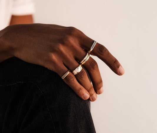 Hand mit Ringen